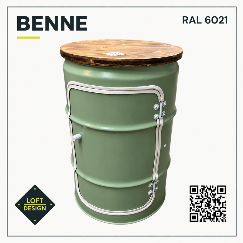 BENNE als Minibar und Beistelltisch