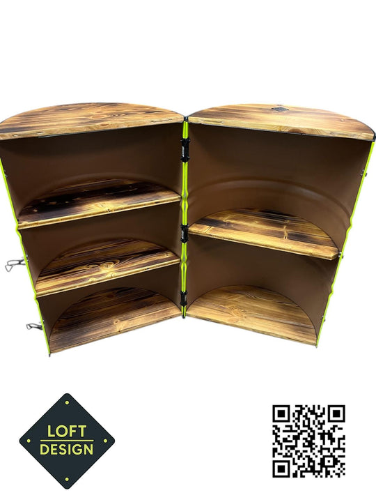 MESSE Designer Fass-Schrank - 208L Ölfass