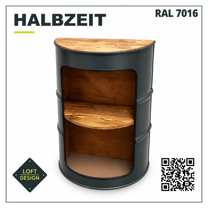 HALBZEIT ohne Tuer Vorschau RAL7016