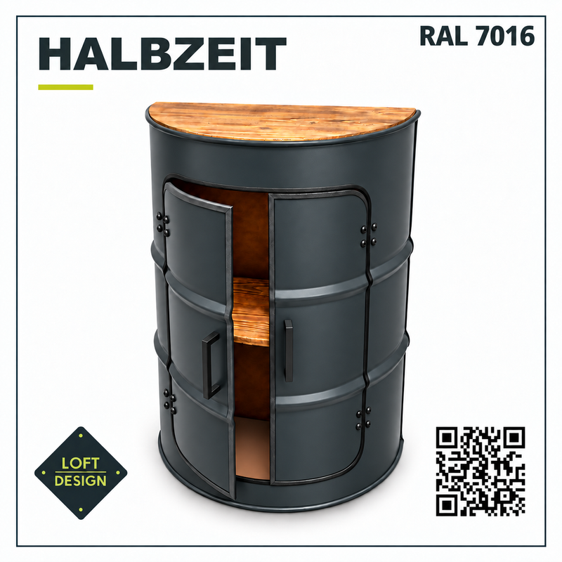 HALBZEIT Fluegeltuer Vorschau RAL7016